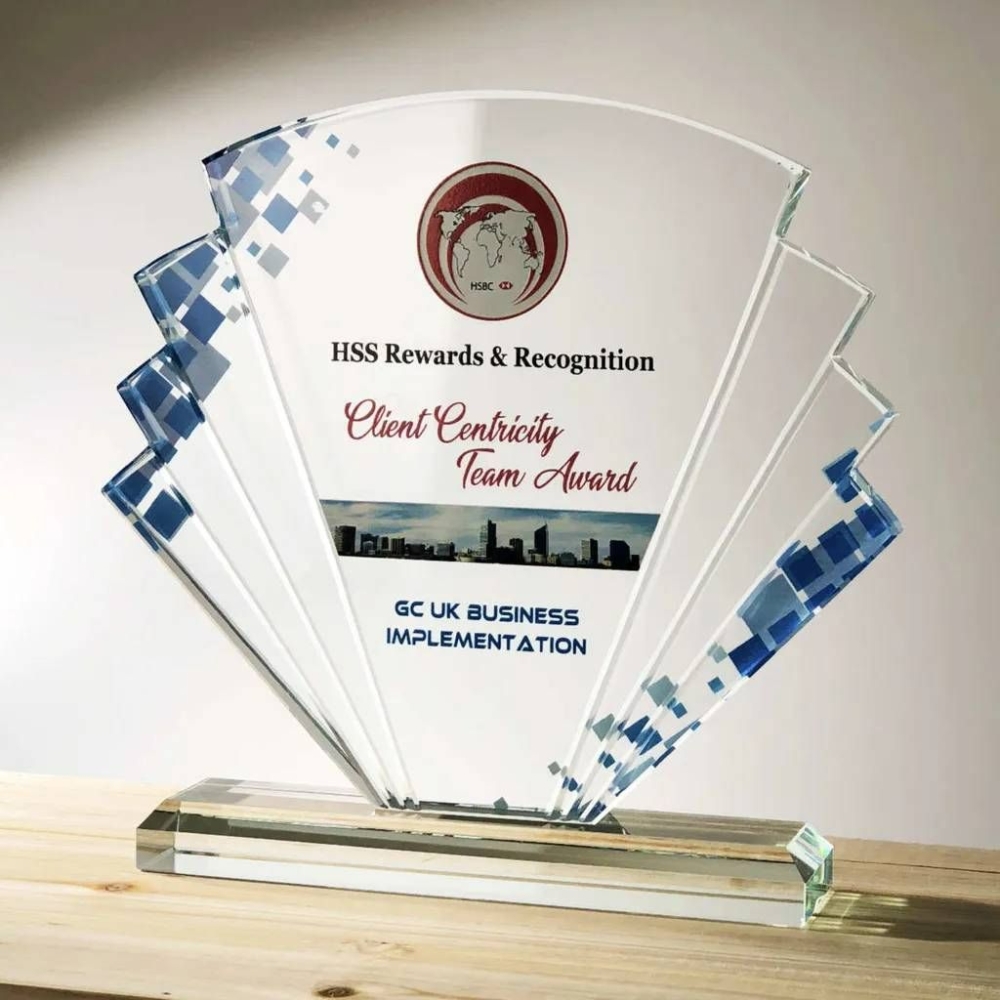 3087 - Exclusive Crystal Plaque