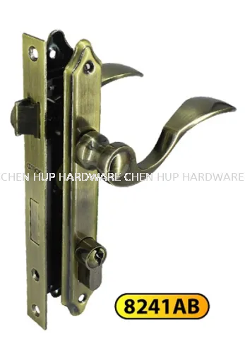 Narrow Stile Mortise Lock - 8241AB