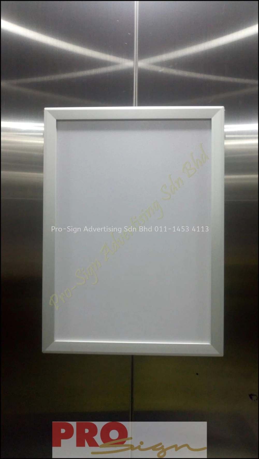 LIFT DISPLAY ALUMINIUM SNAP FRAME (M3 MALL, MELATI, 2017) Ampang ...
