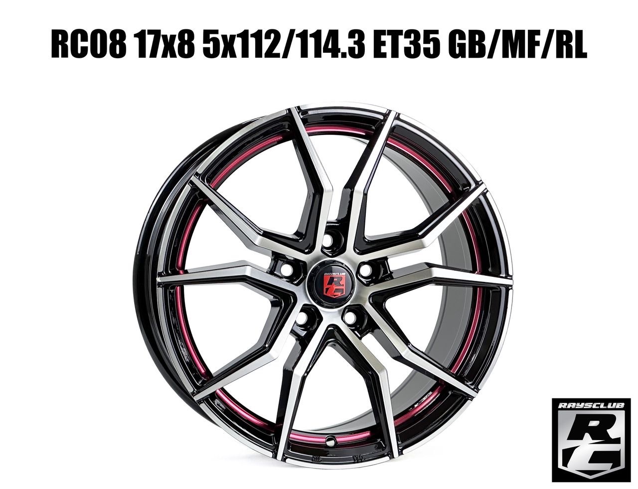RCO8 17X8 5x112/114.3 ET35 GB/MF/RL