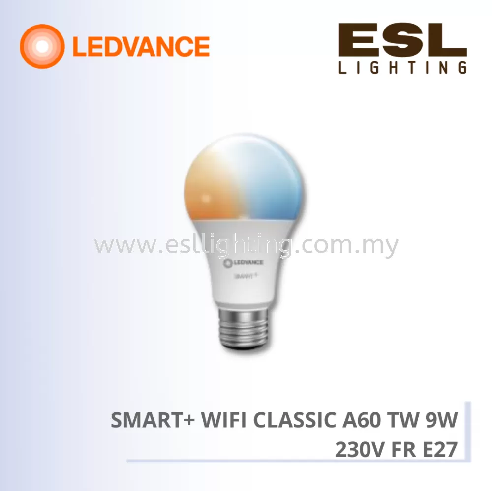 LEDVANCE SMART+ WIFI CLASSIC A60 TW 9W 230V FR E27 - 4058075484993