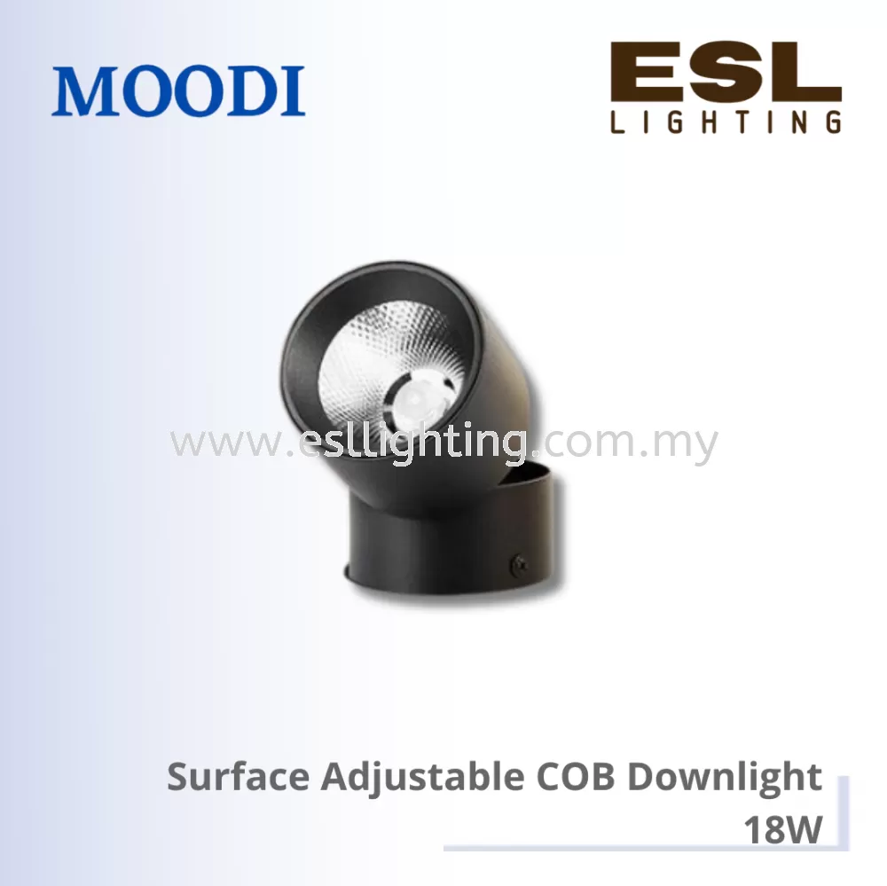 MOODI Surface Adjustable COB Downlight Round 18W - 1115