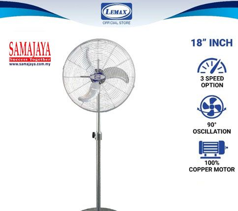 Lemax 18" Industrial Stand Fan