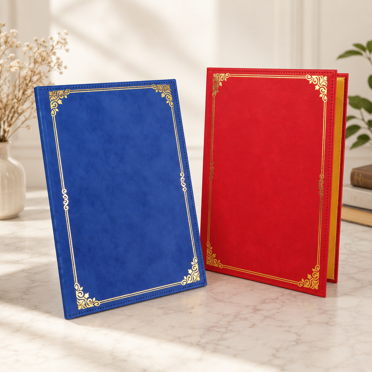 Premium PU Certificate Folder