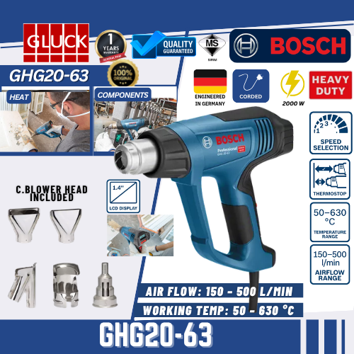 GHG 20-63 BOSCH HEAT GUN PEMANAS GHG20-63