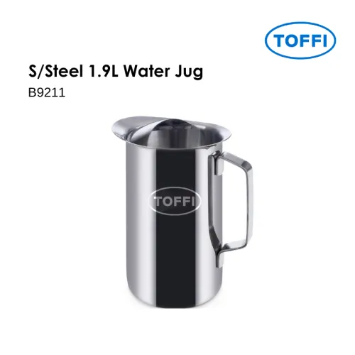 TOFFI 1.9L Stainless Steel Water Jug