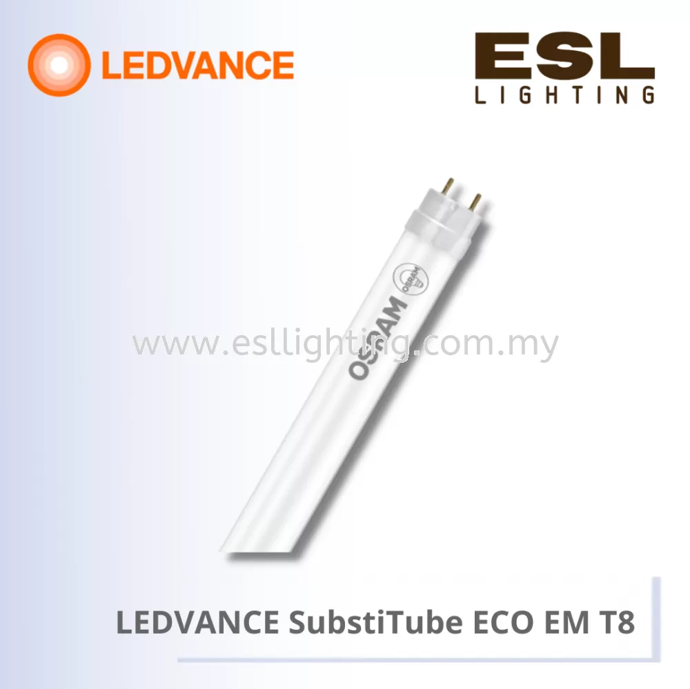 LEDVANCE SUBSTITUBE ECO EM T8 G13 18W - 4058075429482 / 4058075429505 / 4058075429529