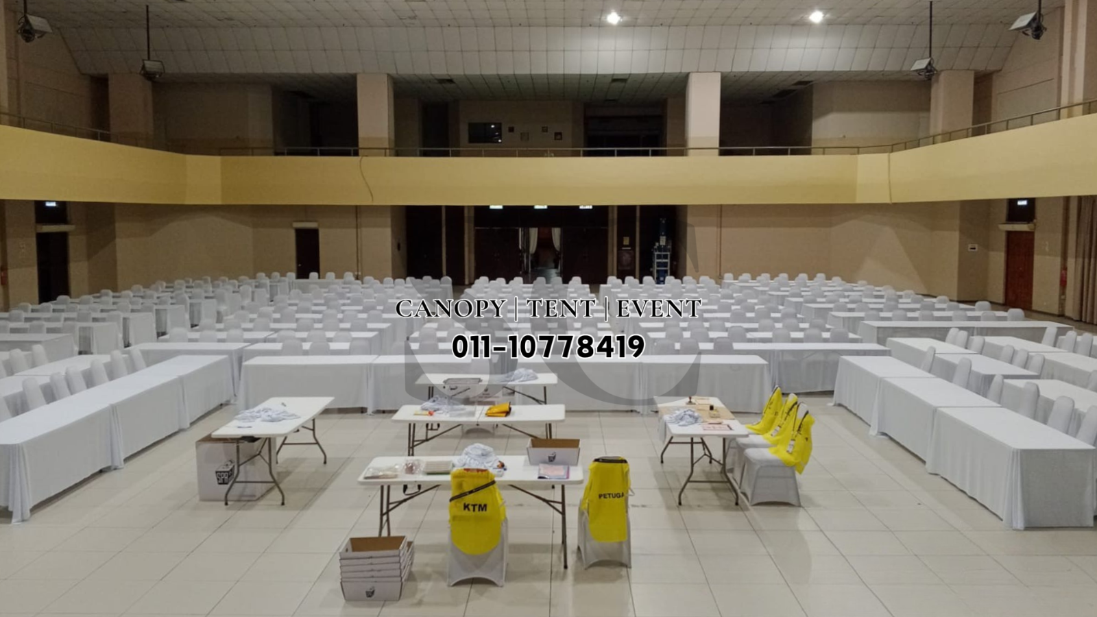 Long Tables & Banquet Chairs 