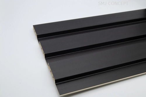 GP001 | 3300MM X 190MM X 12MM | BFC FLUTED PANEL G-SERIES | MATTE BLACK