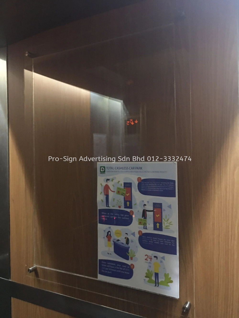 POSTER ACRYLIC POCKET DISPLAY (LE APPLE HOTEL, KL ,2020)