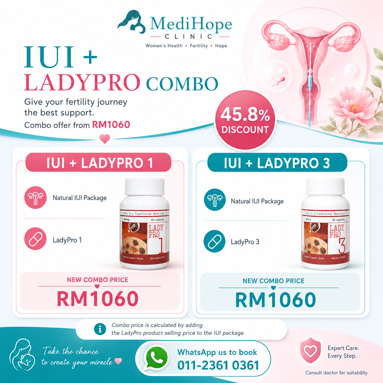 Integrated IUI + Traditional Chinese Medicine (TCM) Fertility Programme
