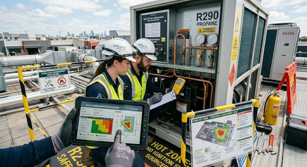 R290 refrigerant hazard mitigation procedures