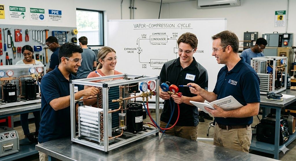Refrigeration system operation course