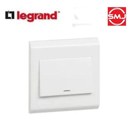 Legrand 617670MY Belanko-S 20A 1 Gang Double Pole Switch c/w Neon 