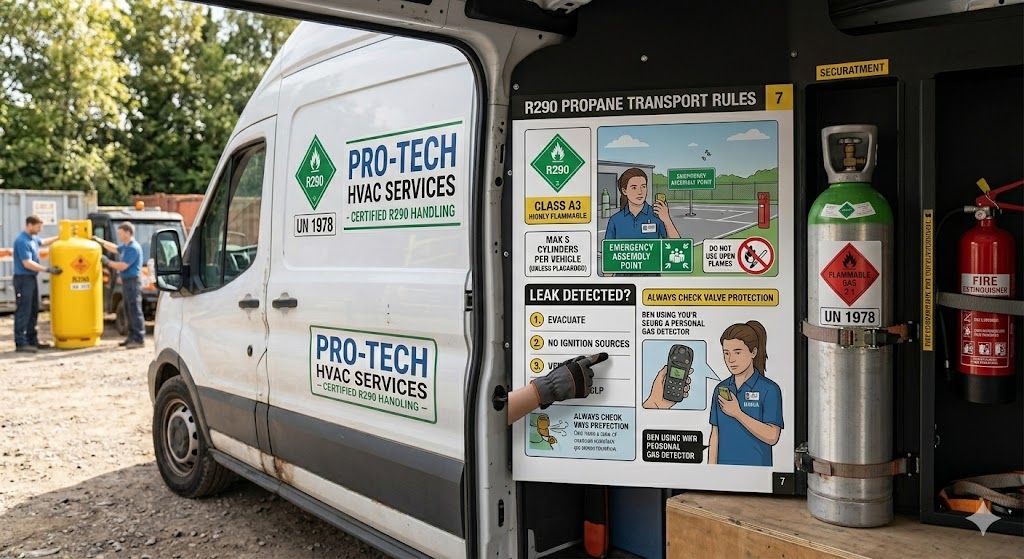 propane refrigerant transportation rules