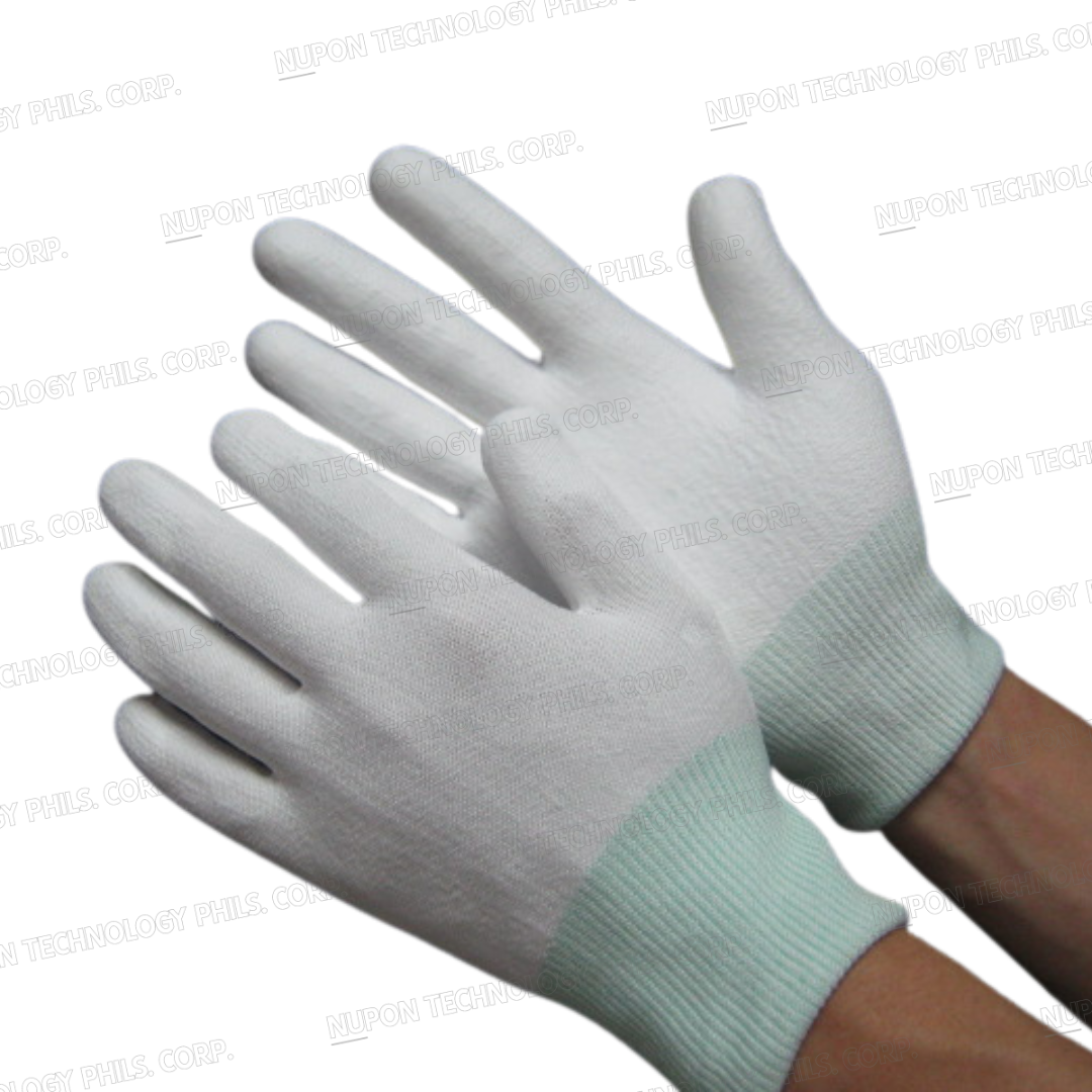 White Cut Resistant White Palm Coated Gloves