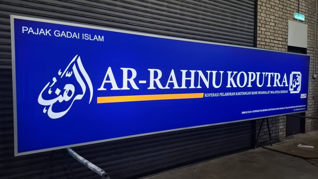 STANDARD SIZE FLAT LIGHTBOX SIGNAGE BUILDER IN PENANG, JITRA & KELANTAN