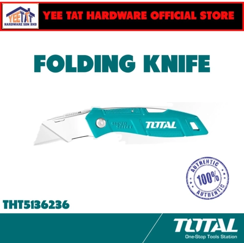 [ TOTAL ] THT5136236 Folding Knife (61x19MM) Utility Knife - YEE TAT HARDWARE SDN BHD