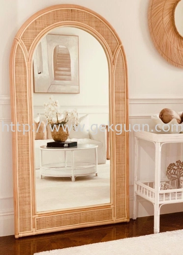 MIR 030 -  RATTAN MIRROR