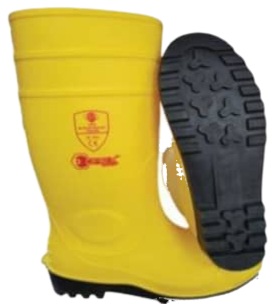 Orex Yellow Boots with Metal Toe & Midsole