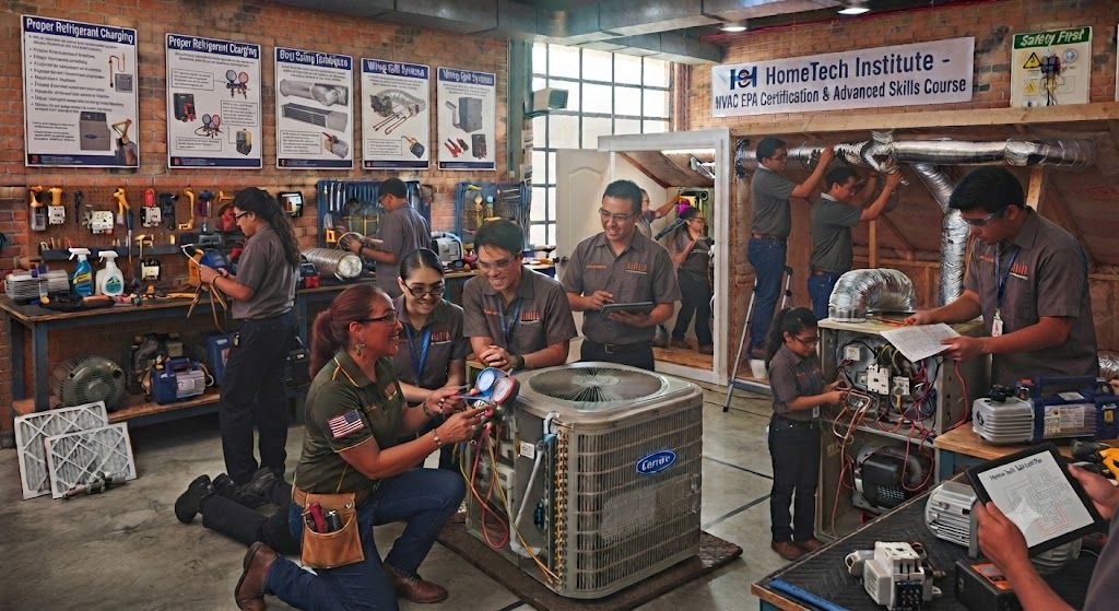 HVAC field technician workshop training