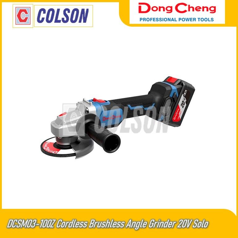 DONG CHENG DCSM03-100Z Cordless Brushless Angle  Grinder 20V Solo