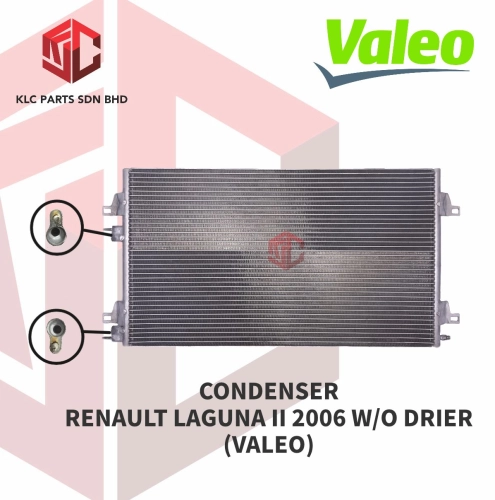 CONDENSER RENAULT LAGUNA II 2006 W/O DRIER (VALEO)