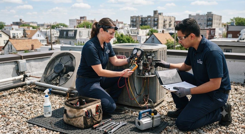 HVAC maintenance and troubleshooting