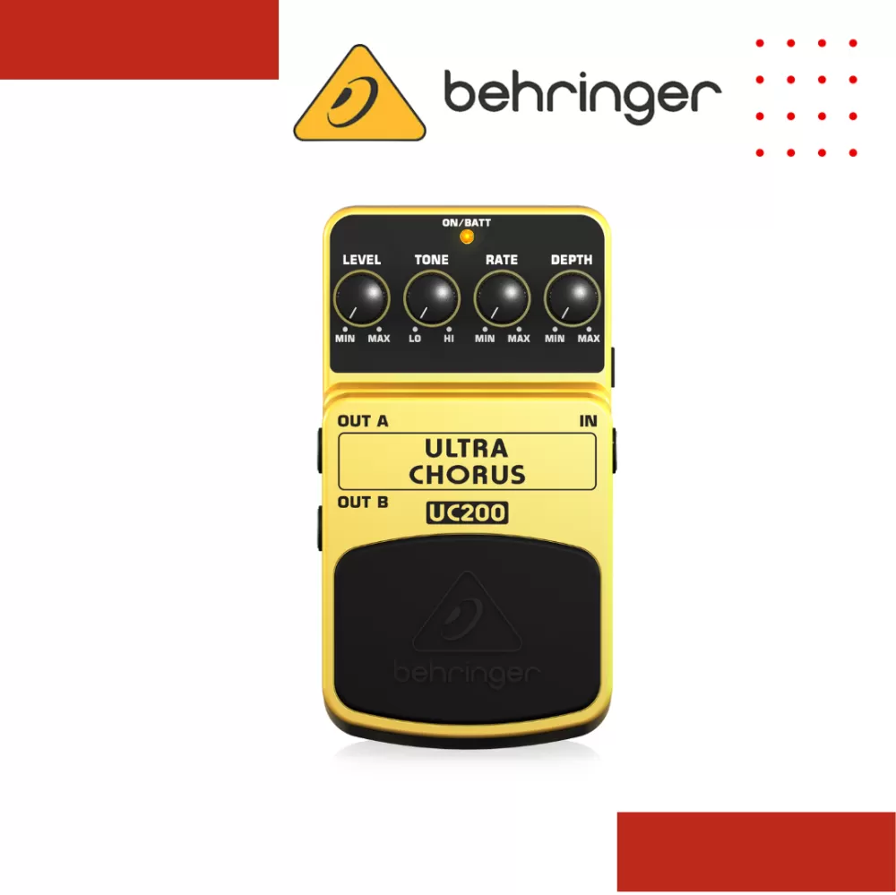 Behringer UC200 Ultra Chorus Guitar Effects Pedal