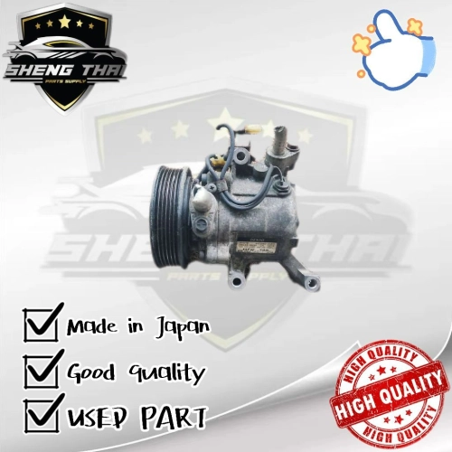 ST1 TOYOTA PASSO MYVI 1.3/PERODUA MYVI 1.3 K3 AIRCON MYVI COMPRESSOR(NO WARRANTY SABAH DAN SARAWAK)