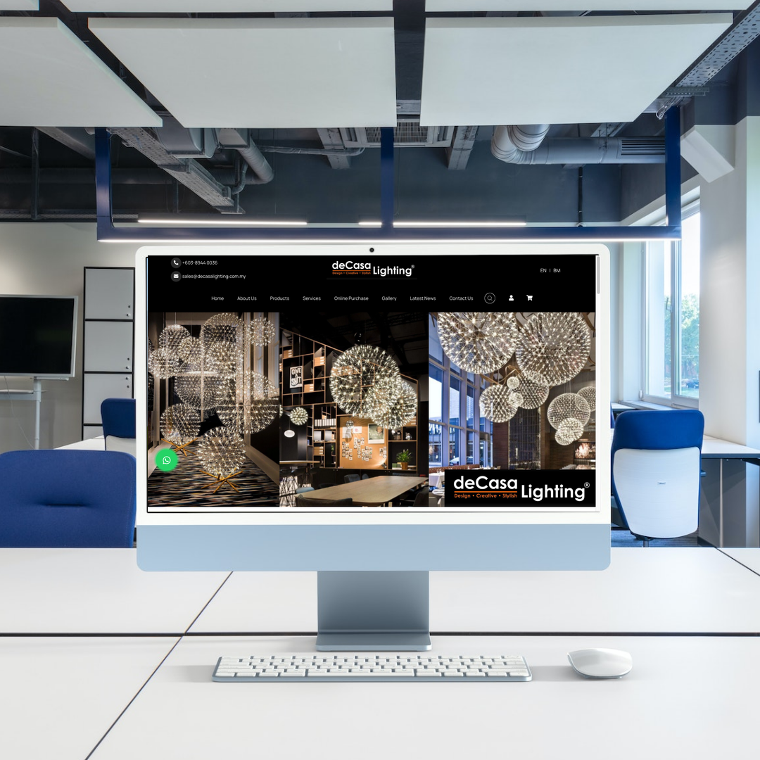 Lighting Supplier Puchong, Selangor, Loft Light, Nordic Lighting Web Design | SEO | Digital Marketing | Kuala Lumpur