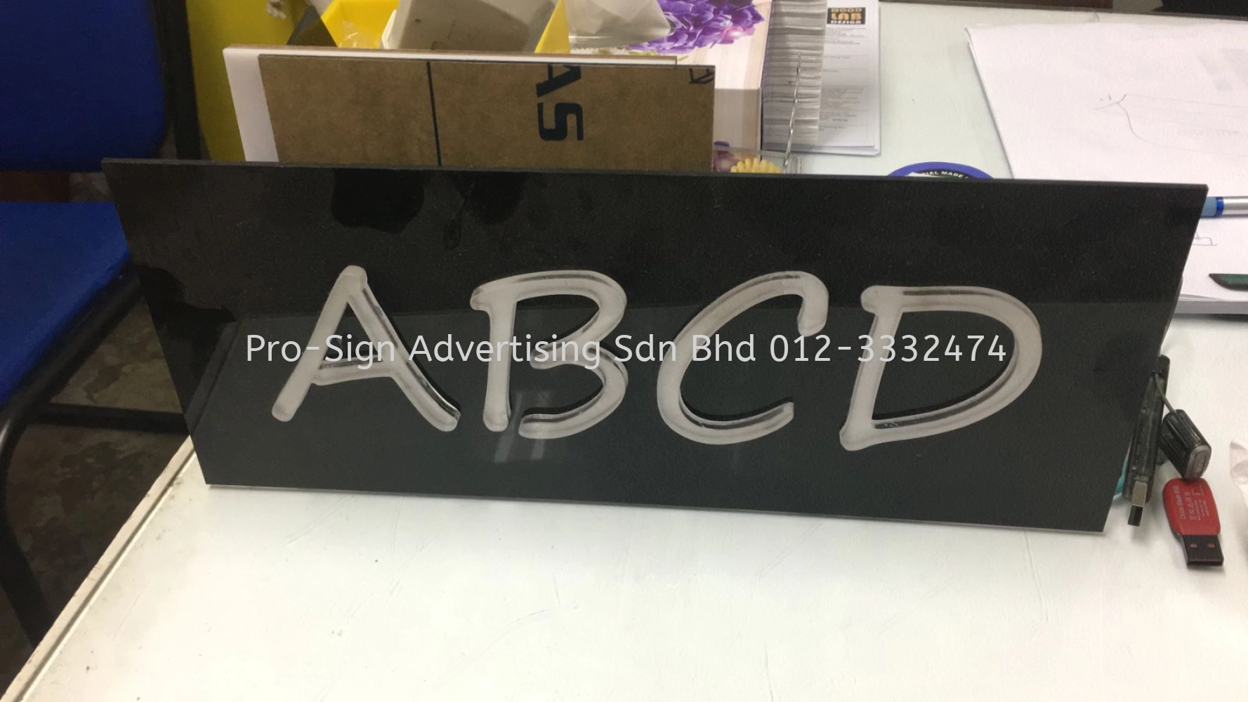 3D CUT OUT ACRYLIC LETTERING LED RUNNING DISPLAY/ SCREEN Ampang ...