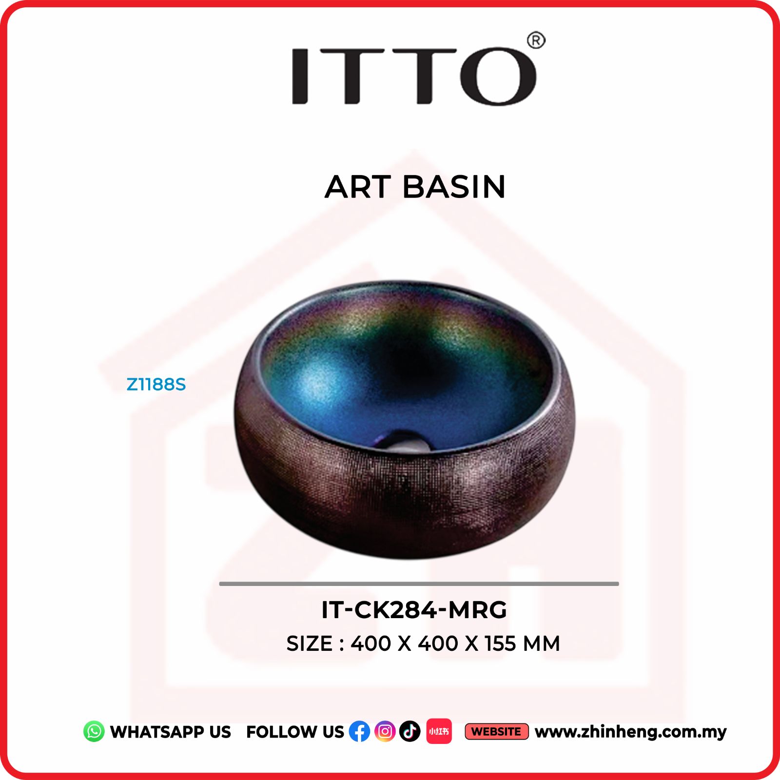 ITTO ART BASIN  IT-CK284-MRG