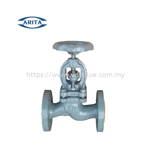 ARITA S-Pattern Globe Valve Flanged End - PN16 (Cast Iron) | PN40 (Cast Steel) - Premium Quality at Affordable Prices