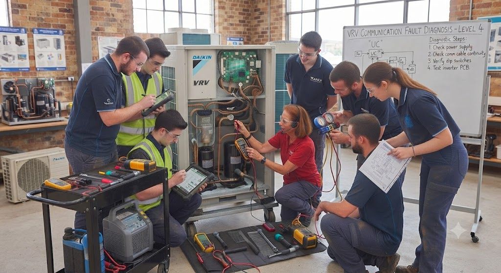 VRV system fault diagnosis training