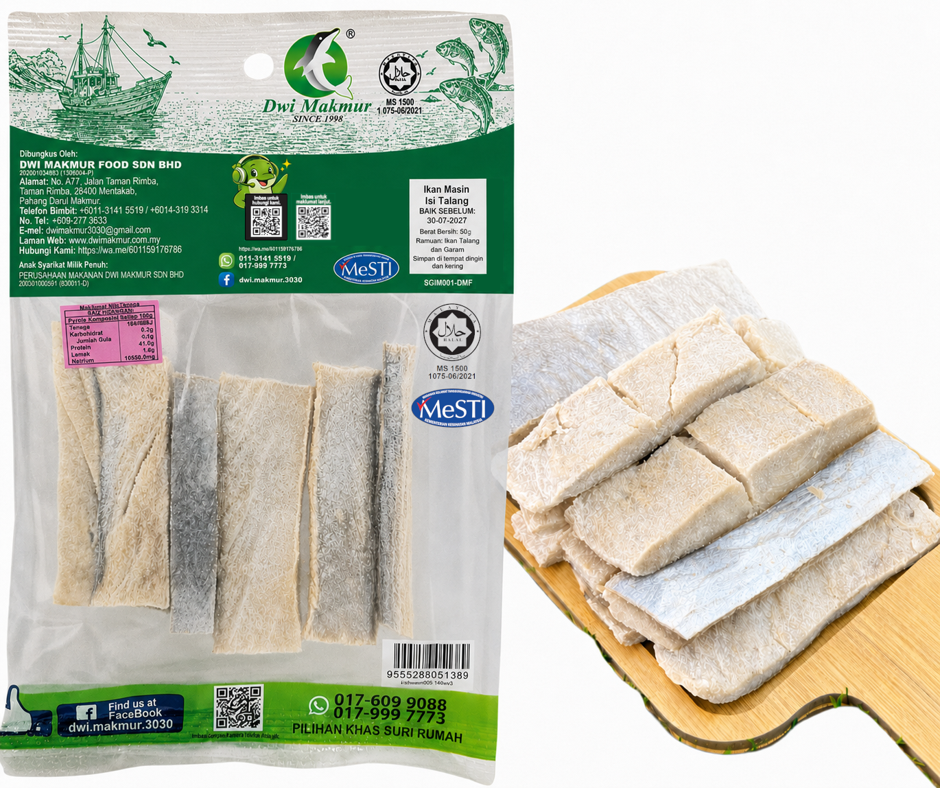 Queenfish Fillet 50 Grams RM5.50 X 5 Units C.Dwi Makmur