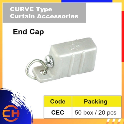 CURTAIN ACCESSORIES DOSO Super Curtain End Cap