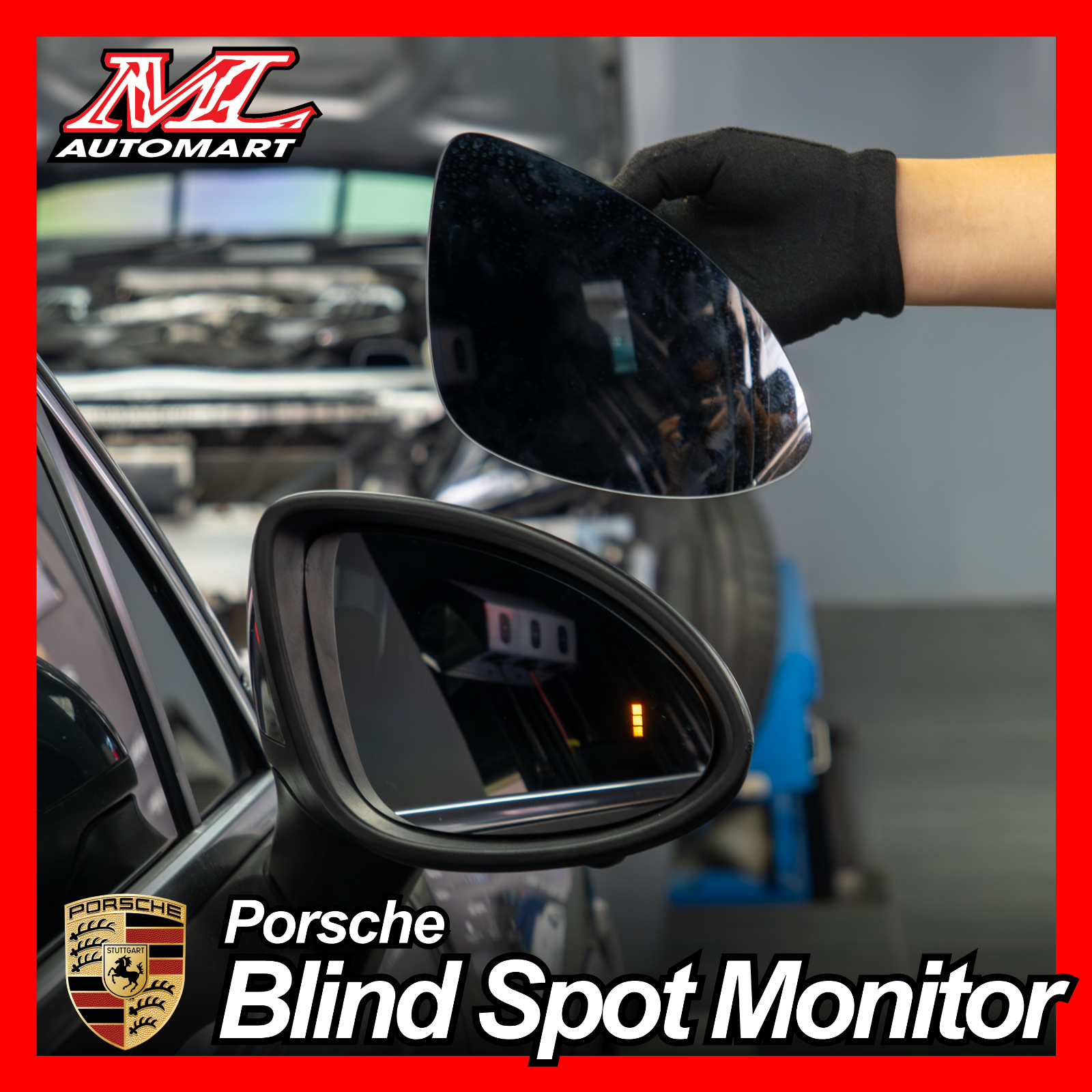 Porsche Blind Spot Monitor System