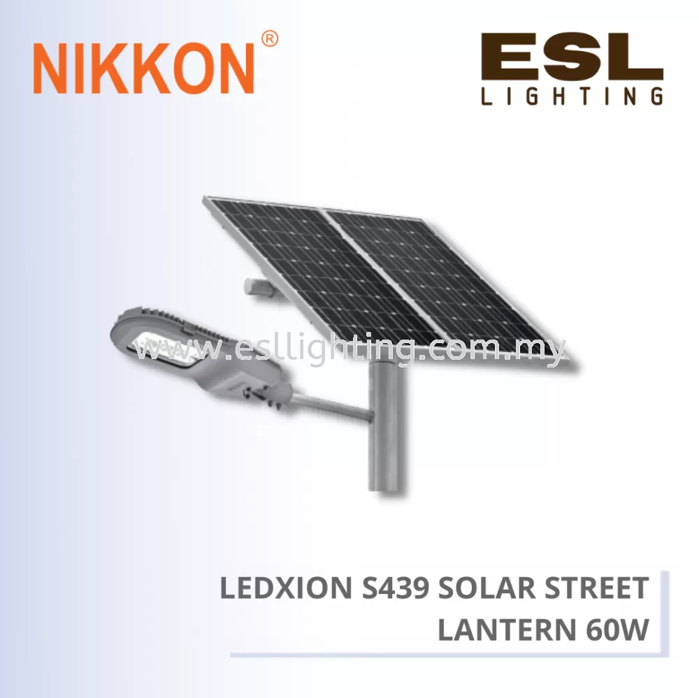 NIKKON LED STREET LANTERN LEDXION S439 SOLAR STREET LANTERN 60W - SLD 60W LED 24V2