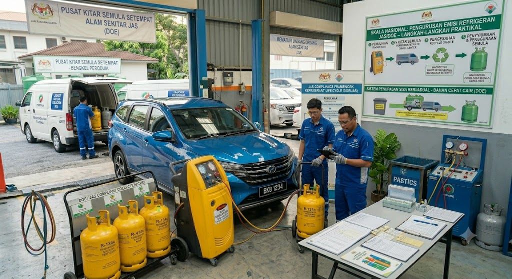 refrigerant emission reduction recycling Malaysia DOE