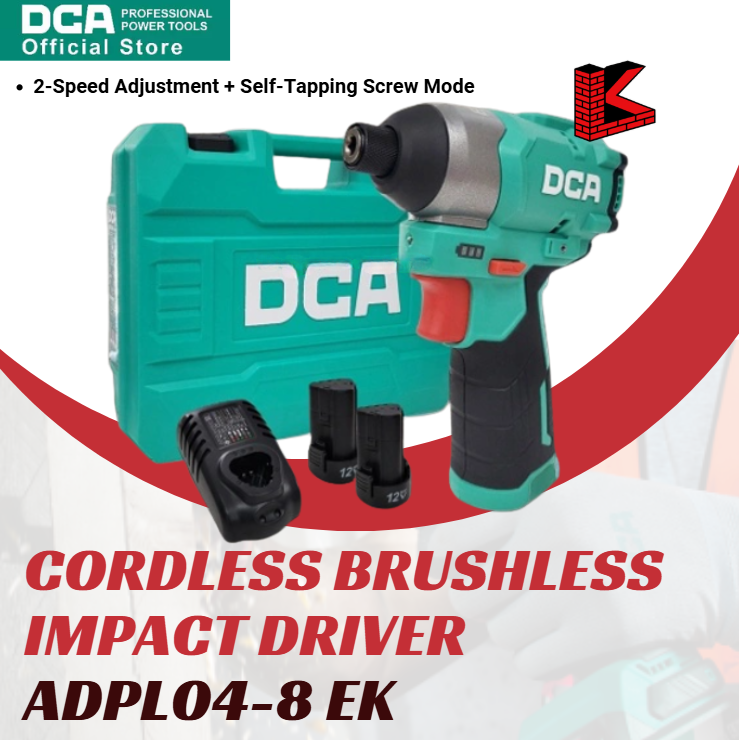 DCA Cordless Brushless Impact Driver ADPL04-8 EK