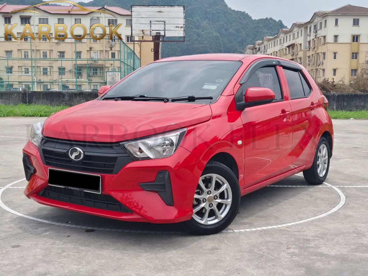 Perodua Axia 2023 1.0 X (A) – Red