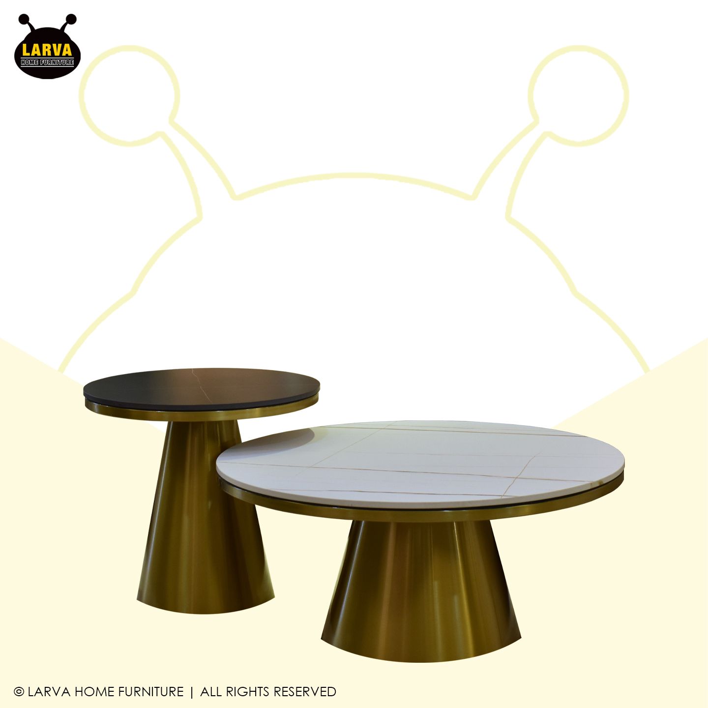 Goldie 2-in-1 Coffee Table Set