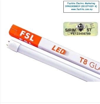 FSL T8 4ft 18W LED tubes 6500K/4000K/3000K