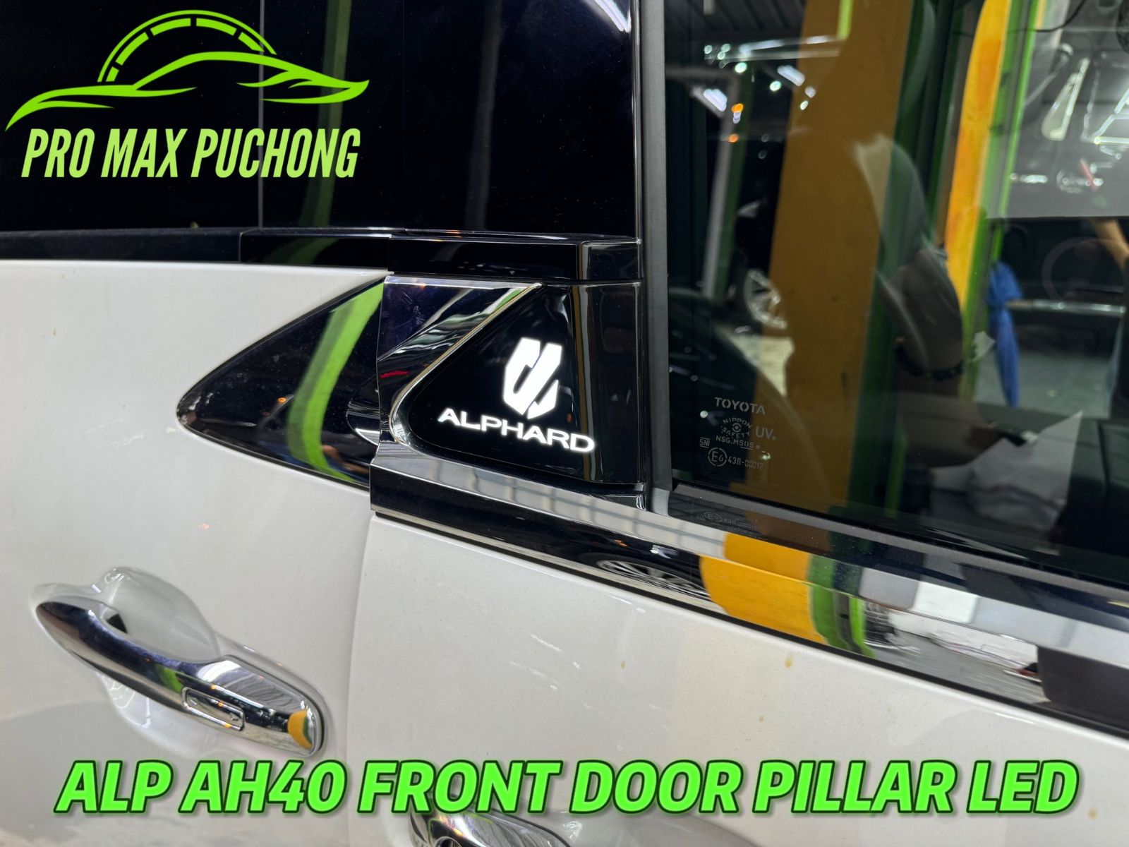 Toyota Alphard AH40 Front Door Pillar LED Panel