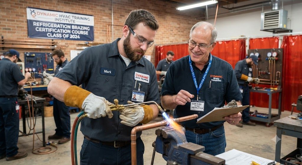 refrigeration brazing certification course HVAC