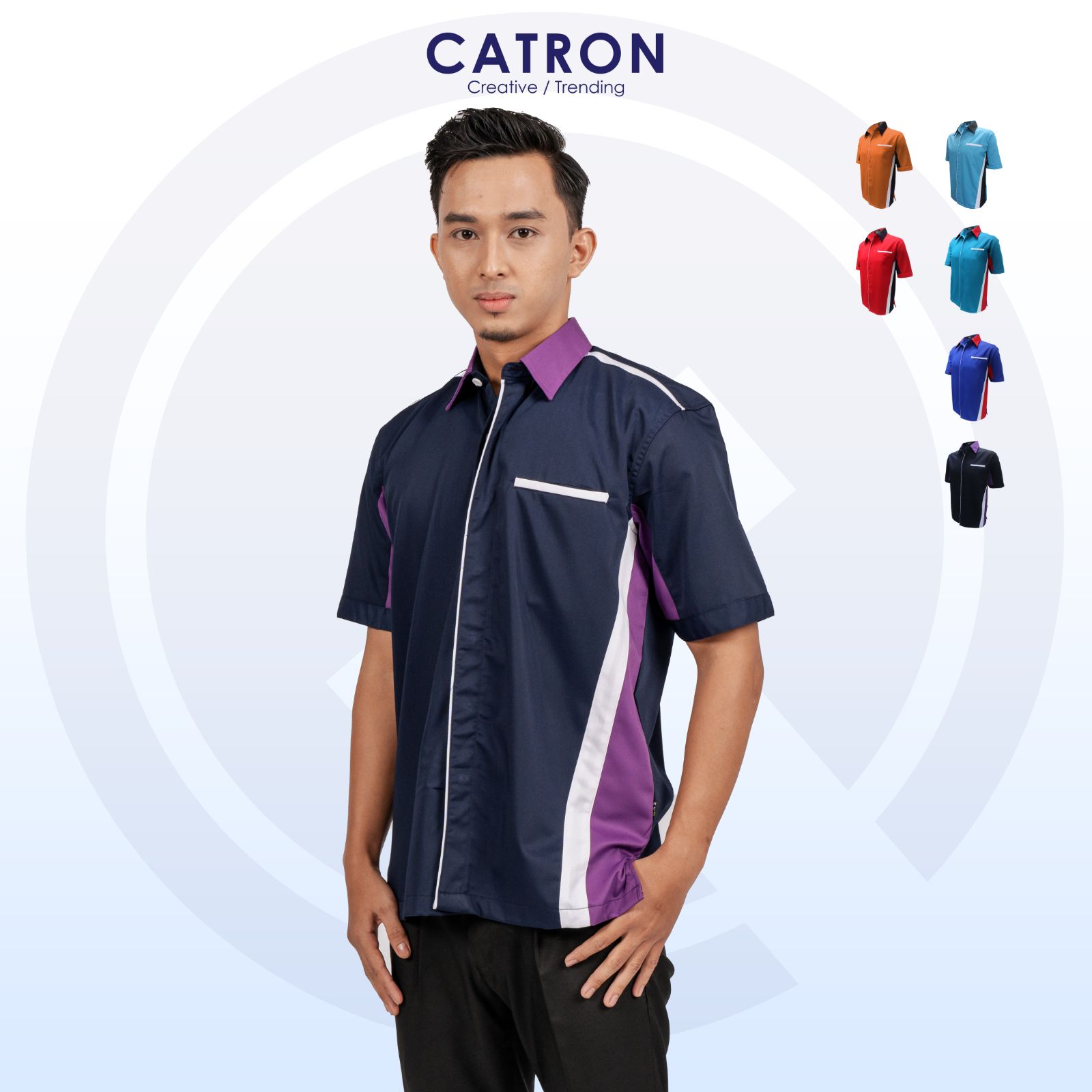 FC 893 Polycotton Unisex Short Sleeve Corporate Shirt