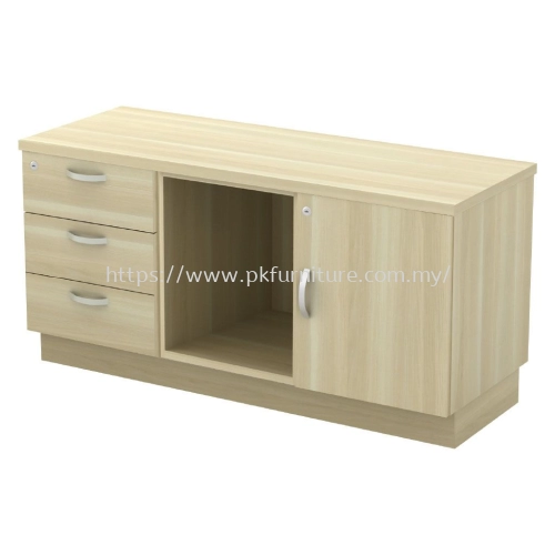 Storage Series - SC-YRP-6123 - Fixed Pedestal 3D + Open Shelf + Swinging Door (R)