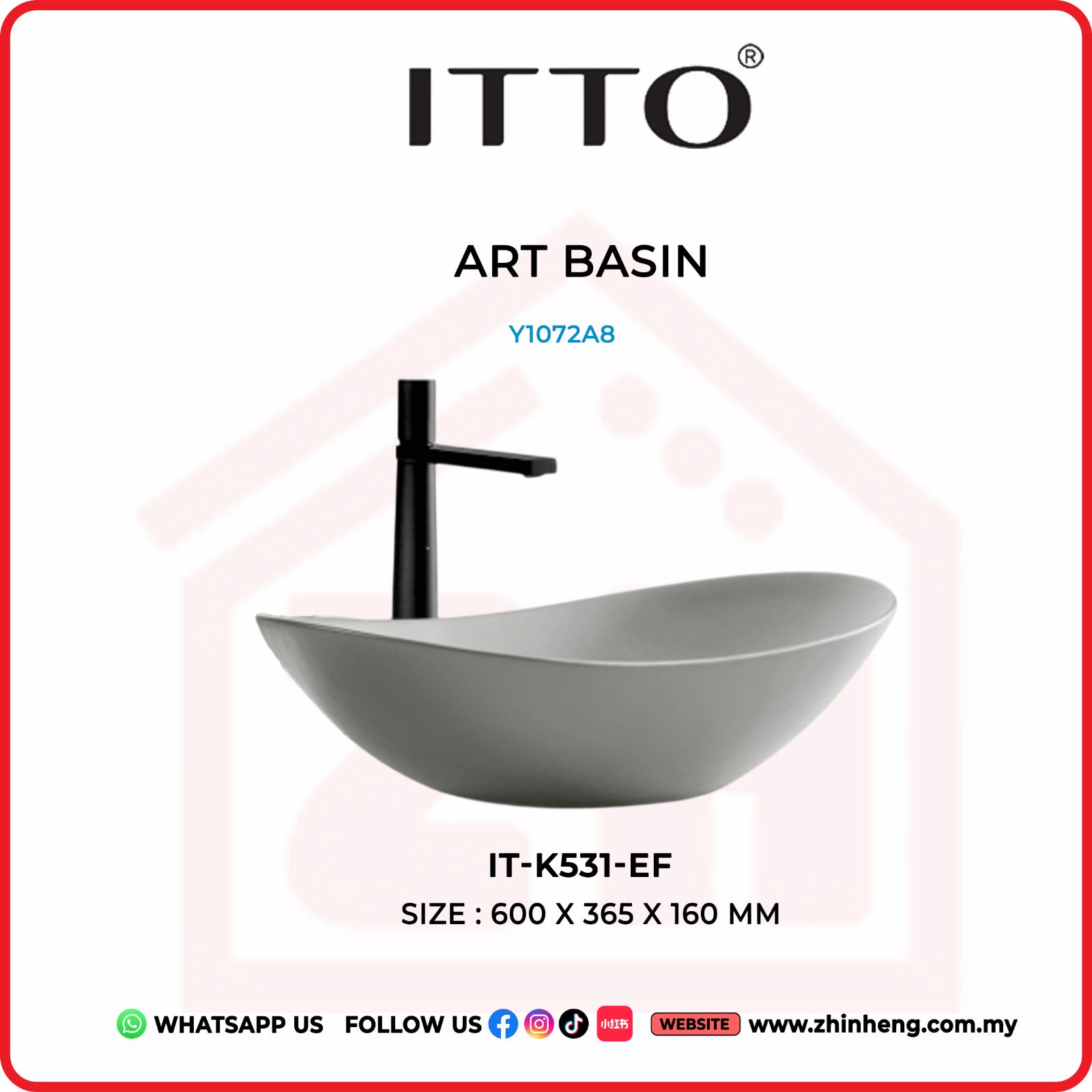 ITTO ART BASIN IT-K531-EF