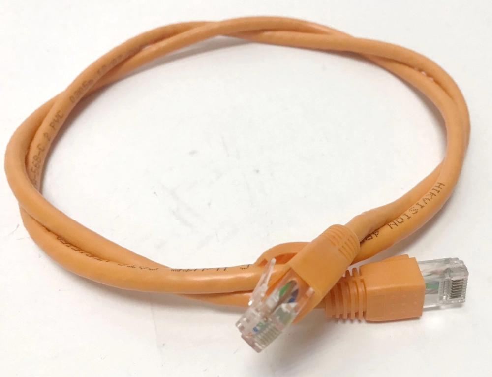 HIKVISION CAT6 Cable - 305 m CAT6 UTP Network Cable (Solid Copper, 0.55 mm, Orange) (DS-1LN6-SC0)